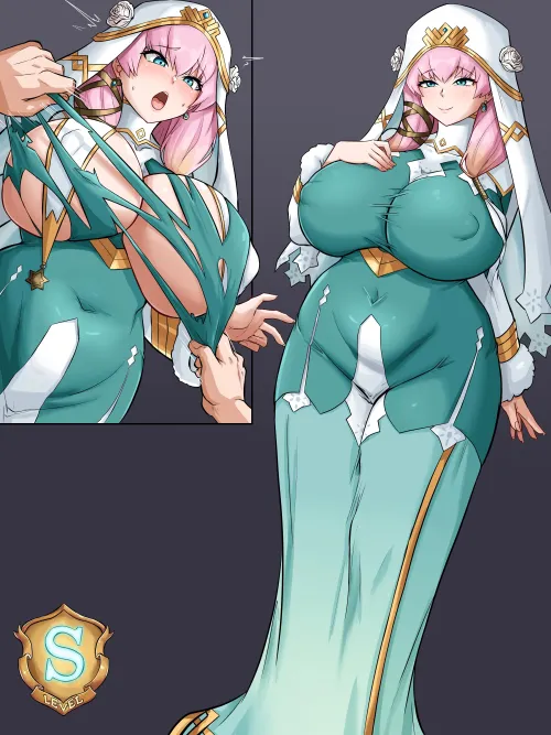 Thumbnail Sensual Curves Unleashed: Priestess Gunnthras | HarimProtagonest