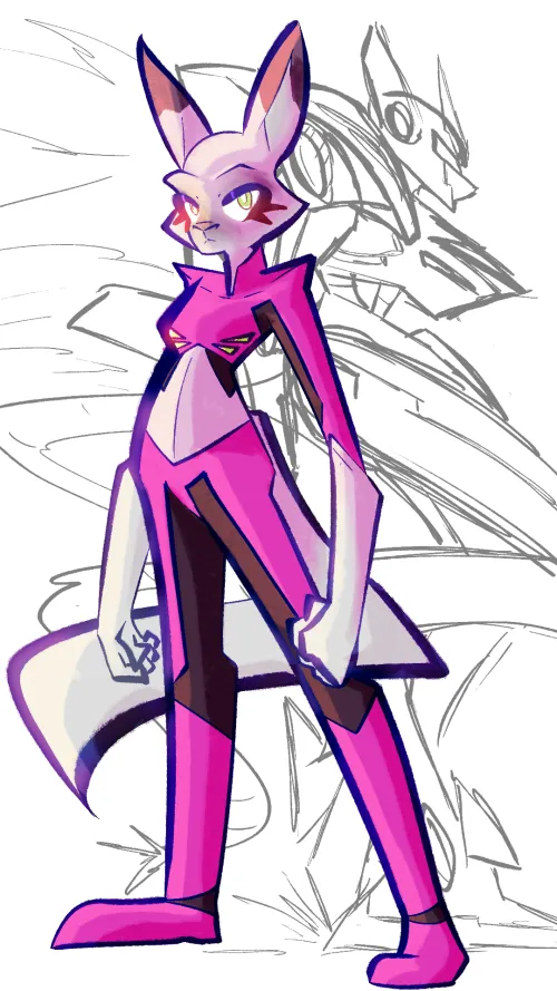 Thumbnail Mecha Pilot WIP by Lyralamb by TemporalVerge | Furry Creations