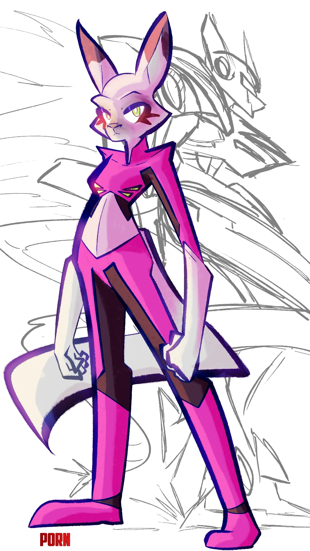 Mecha pilot wip by me lyralamb on bluesky by TemporalVerge