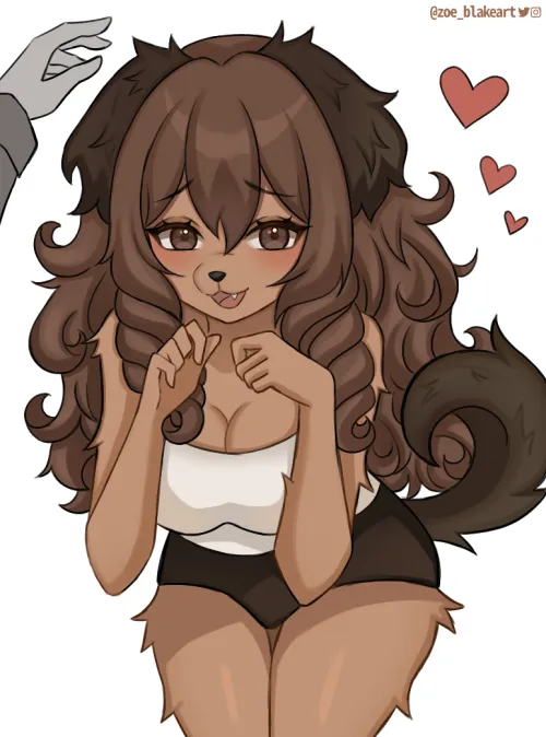 Thumbnail Adorable Yet Biting: Meet This Furry Creation by Zoe_BlakeArt