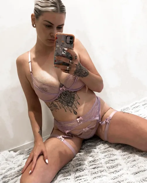 Thumbnail Indulge in the Alluring Charm of Purple Lingerie by fluffybunny1989