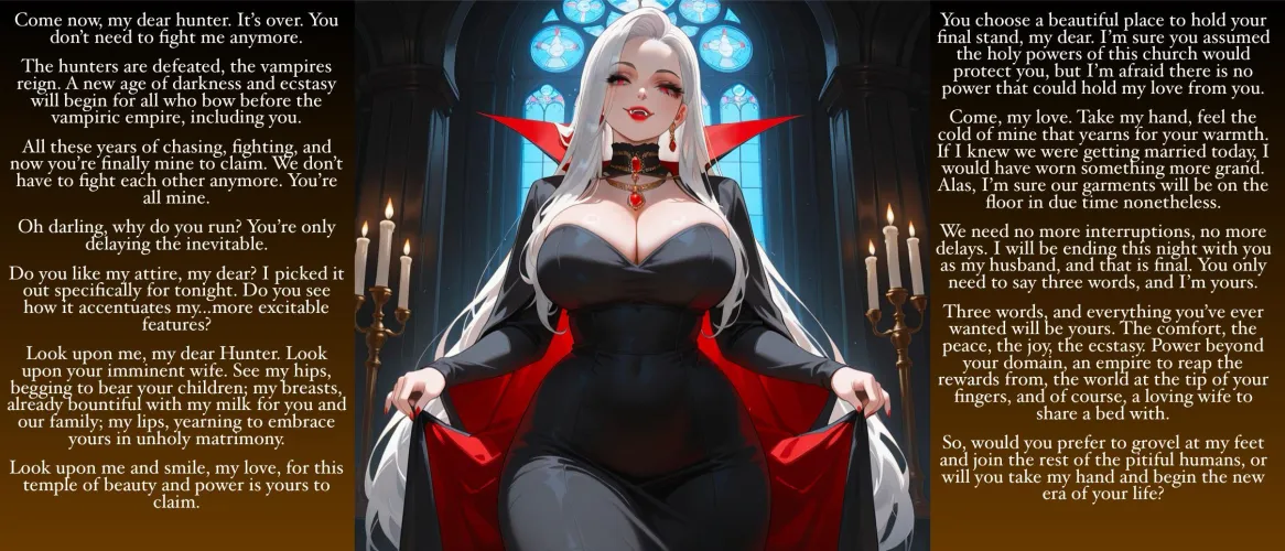 Thumbnail Vampire Hunter's Forbidden Love: A Male POV Experience - hentaicaptions