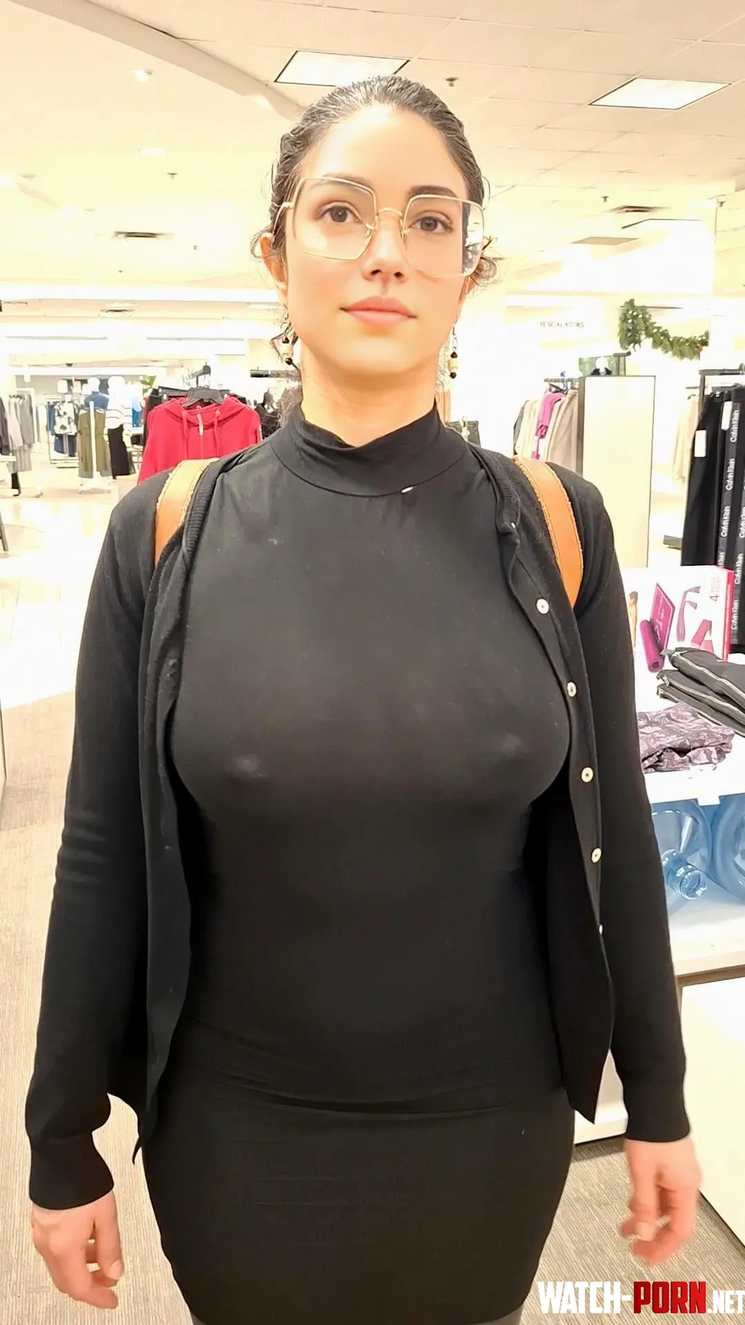 Shopping with my pokies by Braless_babe