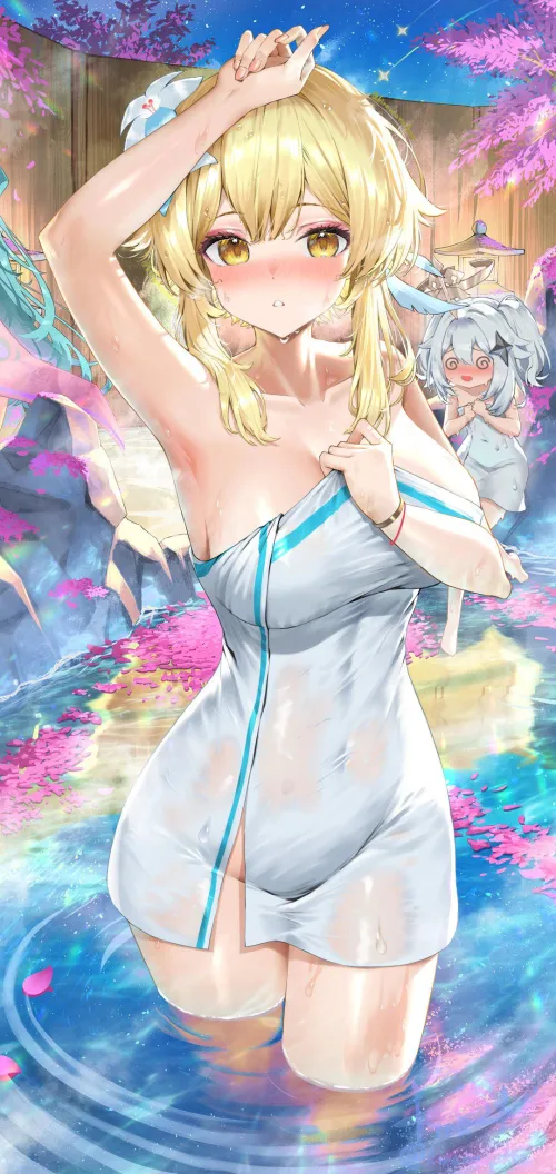 Thumbnail Onsen Lumine: A Refreshing Dive into Anime Armpits
