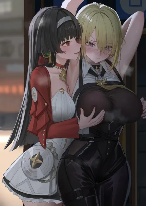 Thumbnail xSaviour_N Presents Astra Teasing Evelyn in Zenless Zone Zero's Yuri Story