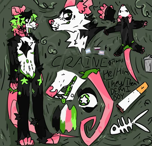 Thumbnail Silly Goober Reference by Lets-eat-trash in Furry Art
