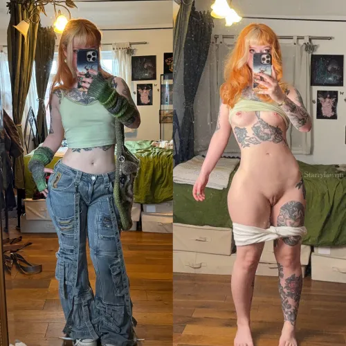 Thumbnail Starryfawnn Contrasts 'Day Mode vs Night Mode' with Redheads