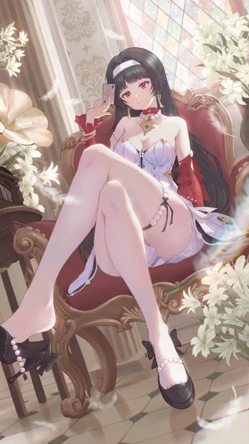 Thumbnail Astra Yao's Alluring Thighs Exposed by Silent_Steak_9540
