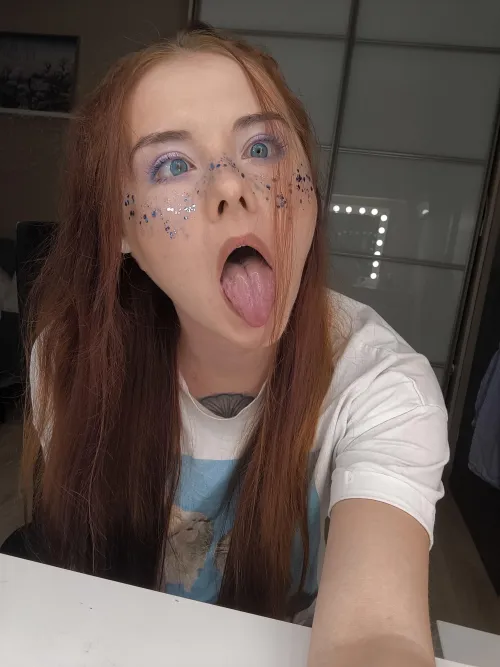 Thumbnail Intense Appeal: 'This Look' - A Glimpse of Ahegao Fantasies