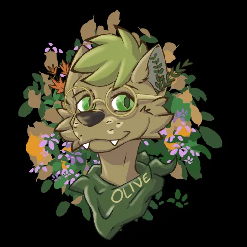 Thumbnail Shared Suit Olive Badge Art by JunkDragonfly in Furry Community