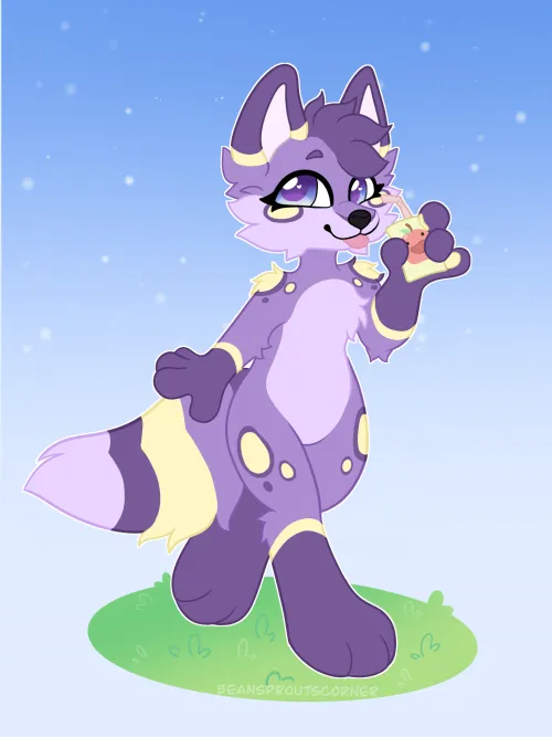 Thumbnail Juniper Artwork by BeanSproutsCorner in Furry Genre