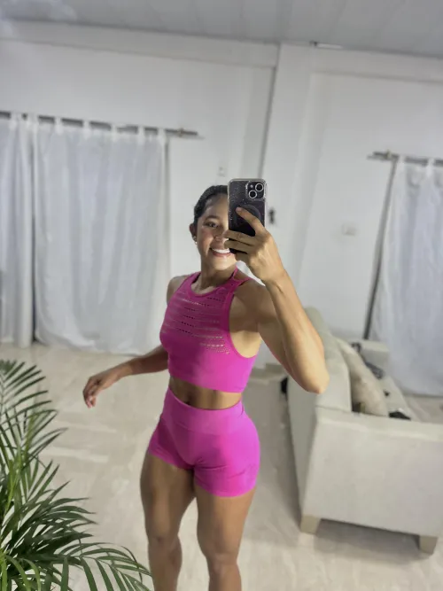 Thumbnail Pink Yoga Set Delights: maggiemarina's Journey | YogaPants