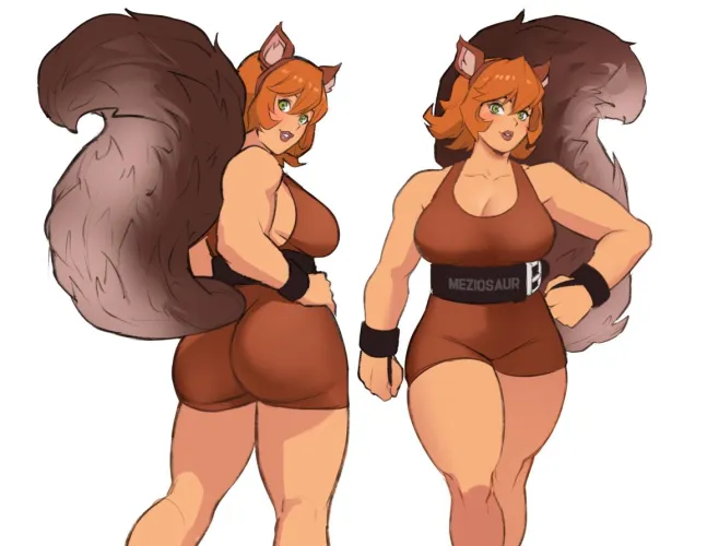 Thumbnail Squirrel Girl: A Masterpiece by TheTMoneyMan in fitdrawngirls