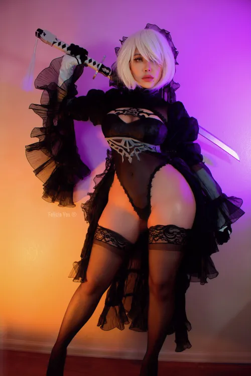 Thumbnail Felicia Vox Brings NieR Automata Bride 2B Cosplay to Life