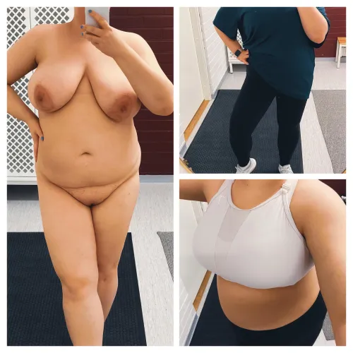 Thumbnail Friday Post-Gym Selfie: On and Off Collage Fun | nordiclegss