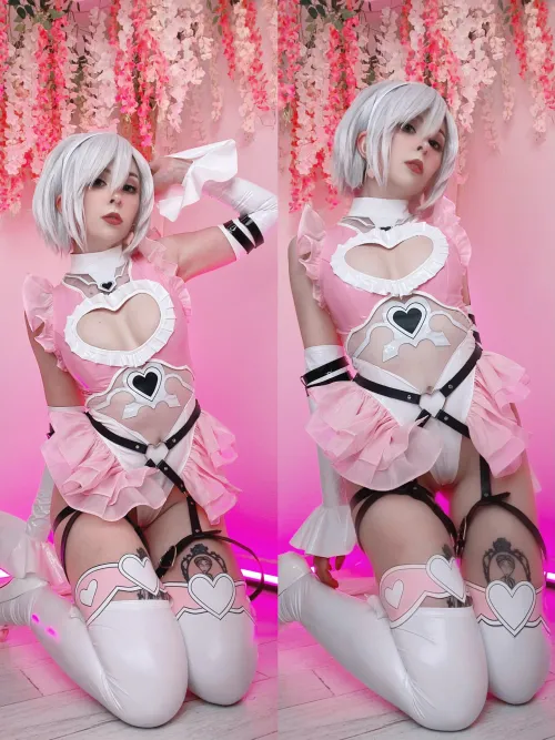 Thumbnail Valentine 2B Cosplay Stunner by ChristUsi | 2Booty