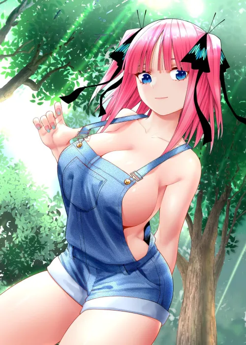 Thumbnail Nino Going Braless Quintessential Quintuplets by Csxc | BigAnimeTiddies
