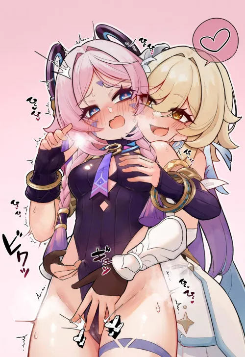 Thumbnail Lumine's Fun Adventures: Genshin Impact Yuri by destinyherowolf