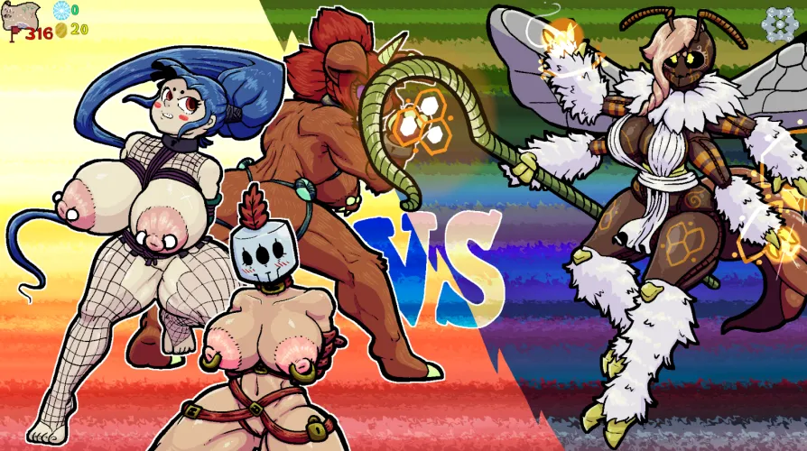 Thumbnail CardinalRed3D Unveils a New Wild Enemy in hentaibondage World