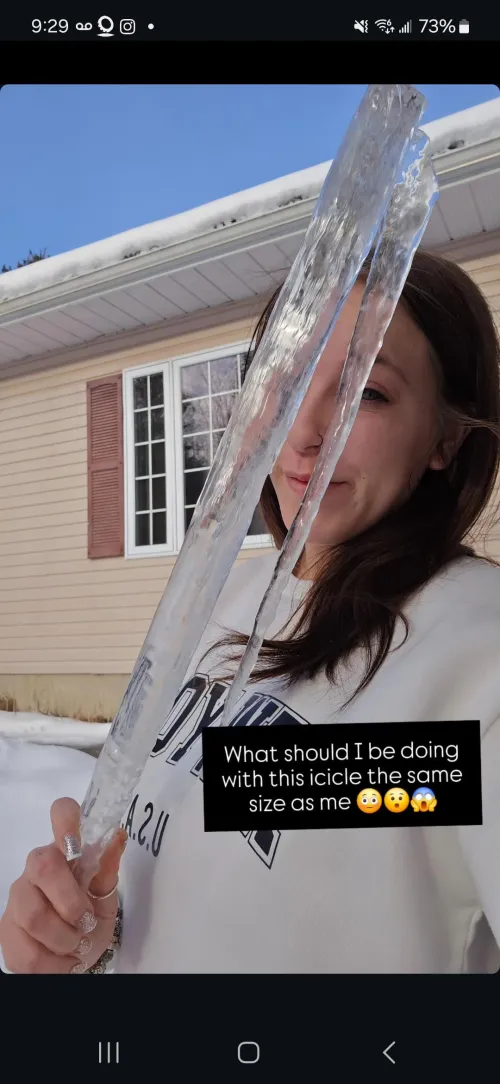 Thumbnail Mysterious Icicle Encounter - GoddessBlayke555's Story