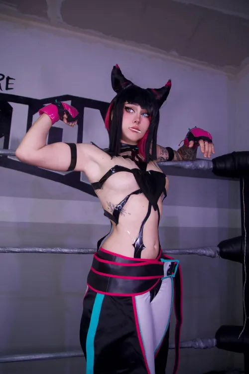 Thumbnail Juri Street Fighter Cosplay by Nyukix | Cosplaygirls