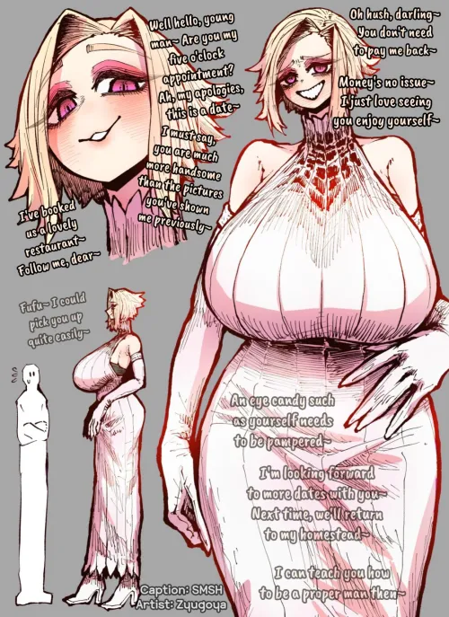 Thumbnail Sweet Lady Mature Sugar Mommy: Exceedingly Tall, Proper, and Plump! | SMSH-1A hentaicaptions