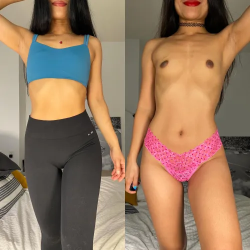 Thumbnail AmyGabe Compares Her 23-Year-Old Gym vs. Barely Clothed Titties | TinyTits