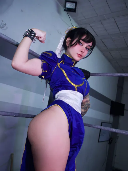 Thumbnail Nyukix Nails ChunLi Cosplay Perfection | Cosplaygirls