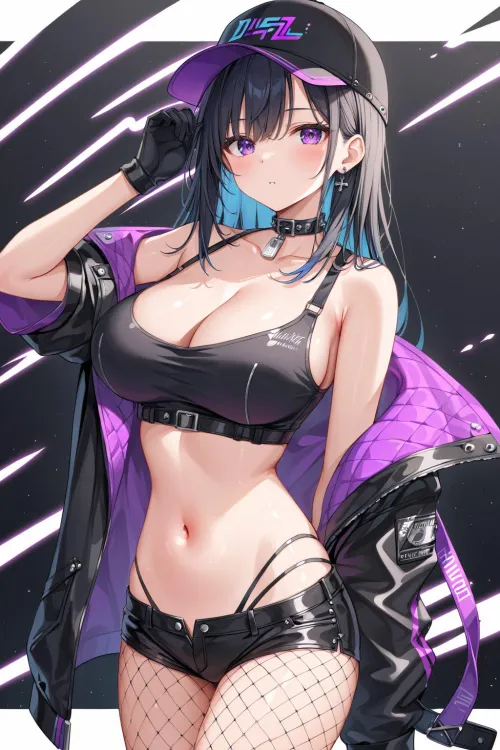 Thumbnail BlackPurple Techwear: Fashion Insights by CheetahSperm18