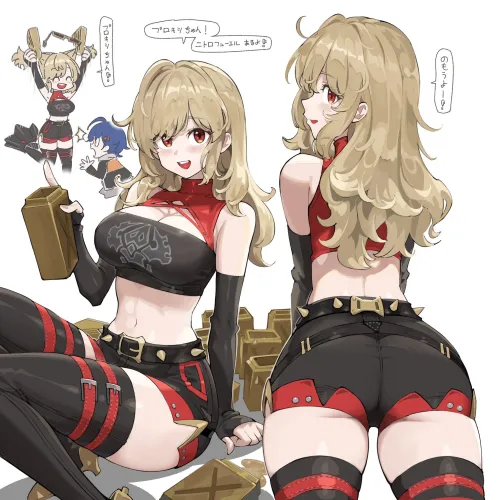 Thumbnail Hair Down Burnice ZZZero Navigavi: Thighdeology Analysis