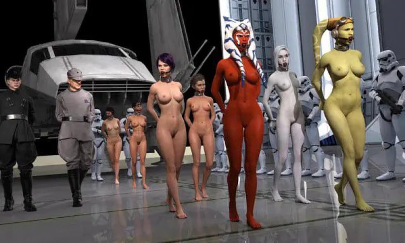 Thumbnail Leaders of the Rebellion Captured and Stripped: Star WarsNSFW Drama