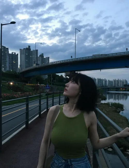 Thumbnail Desecr8or Features Korean Beauty in Green Tank Top in 2busty2hide Category