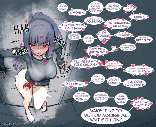 Thumbnail Needy Girlfriend's Obsession: Breeding and Impregnation Scenarios