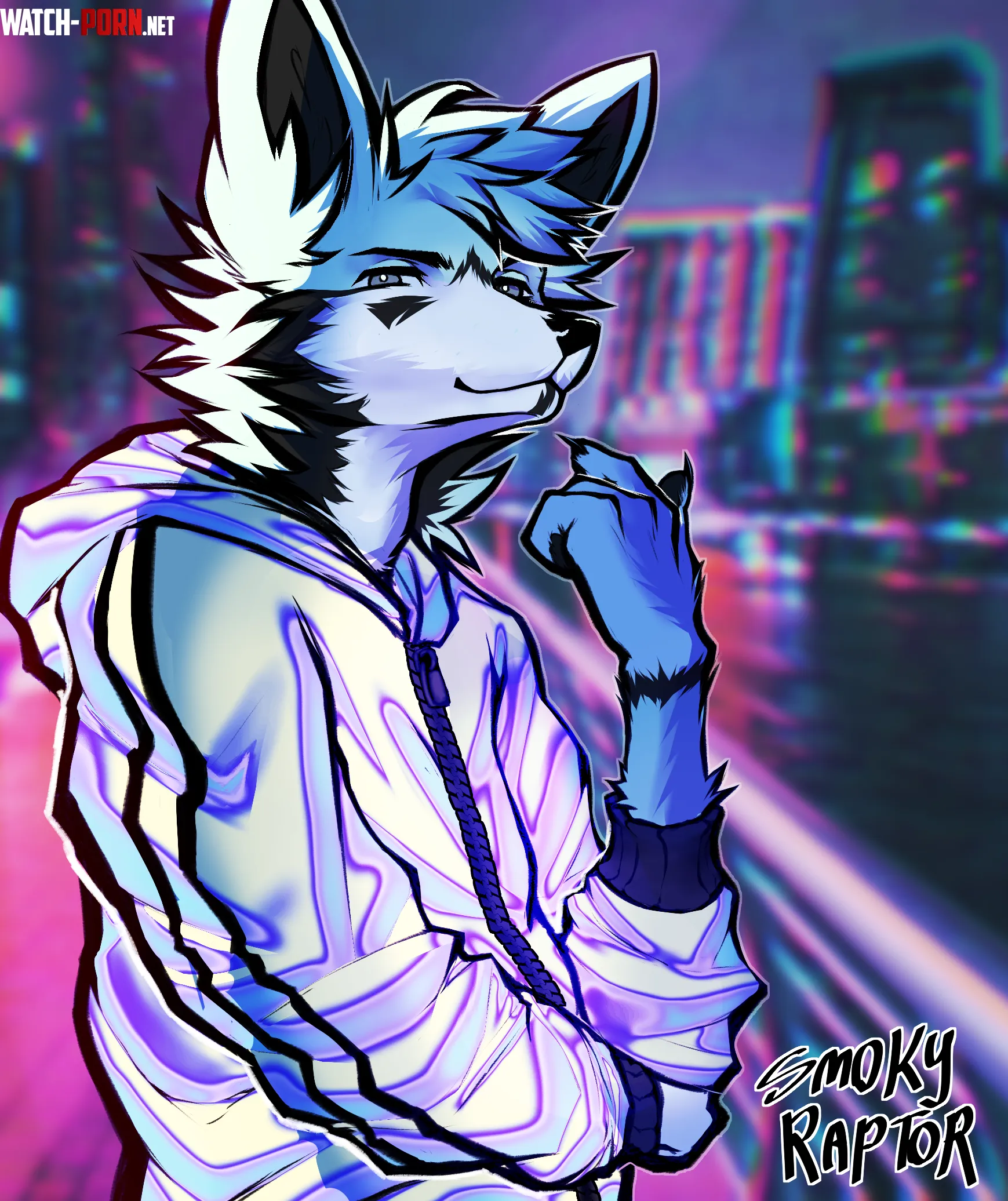 holographic hoodie  neuron activation by me smokyraptor by Ananihsu