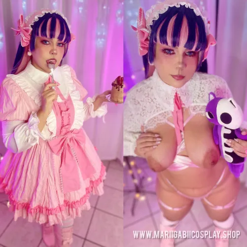 Thumbnail Mariigabiicos Showcases Stocking Anarchy in NSFW Cosplay