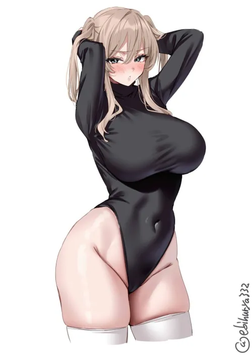 Thumbnail Turtleneck Leotard Graf Zeppelin Ebifurya KanColle: Anime Fashion Insight | animebodysuits