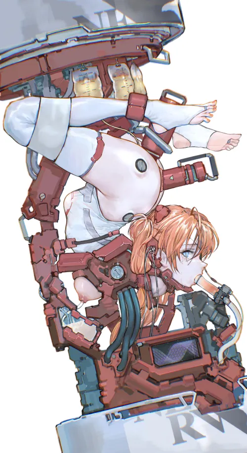 Thumbnail Brilliant_Map72's Fusion of Beauty: Girl and Machine in hentaibondage