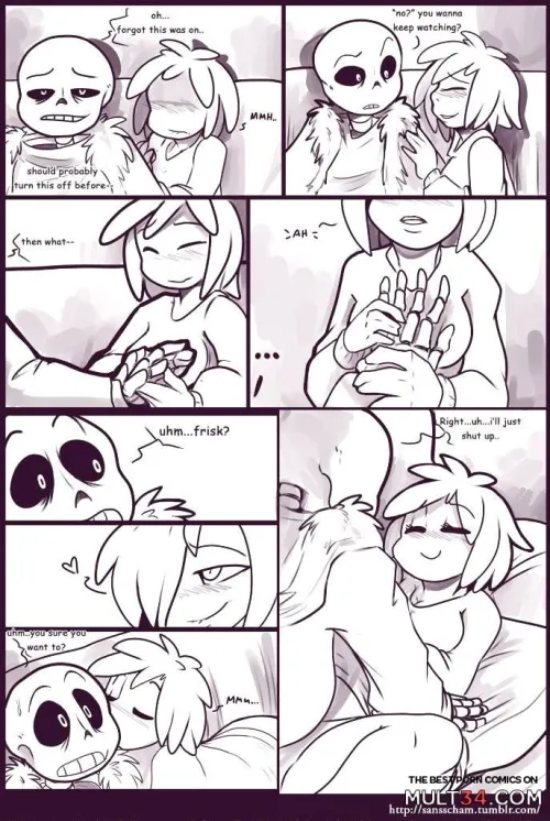 Thumbnail Adventures of sansscham: Movie Night Mishap by HXRDXV | UnderTail