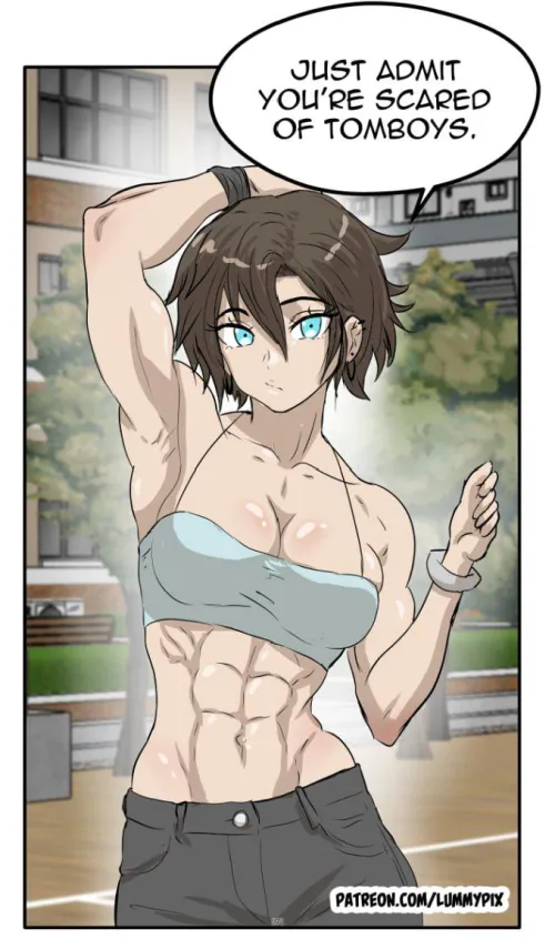 Thumbnail Charlie Lummypix Swolemates: A Work by Throwawheylmao in fitdrawngirls