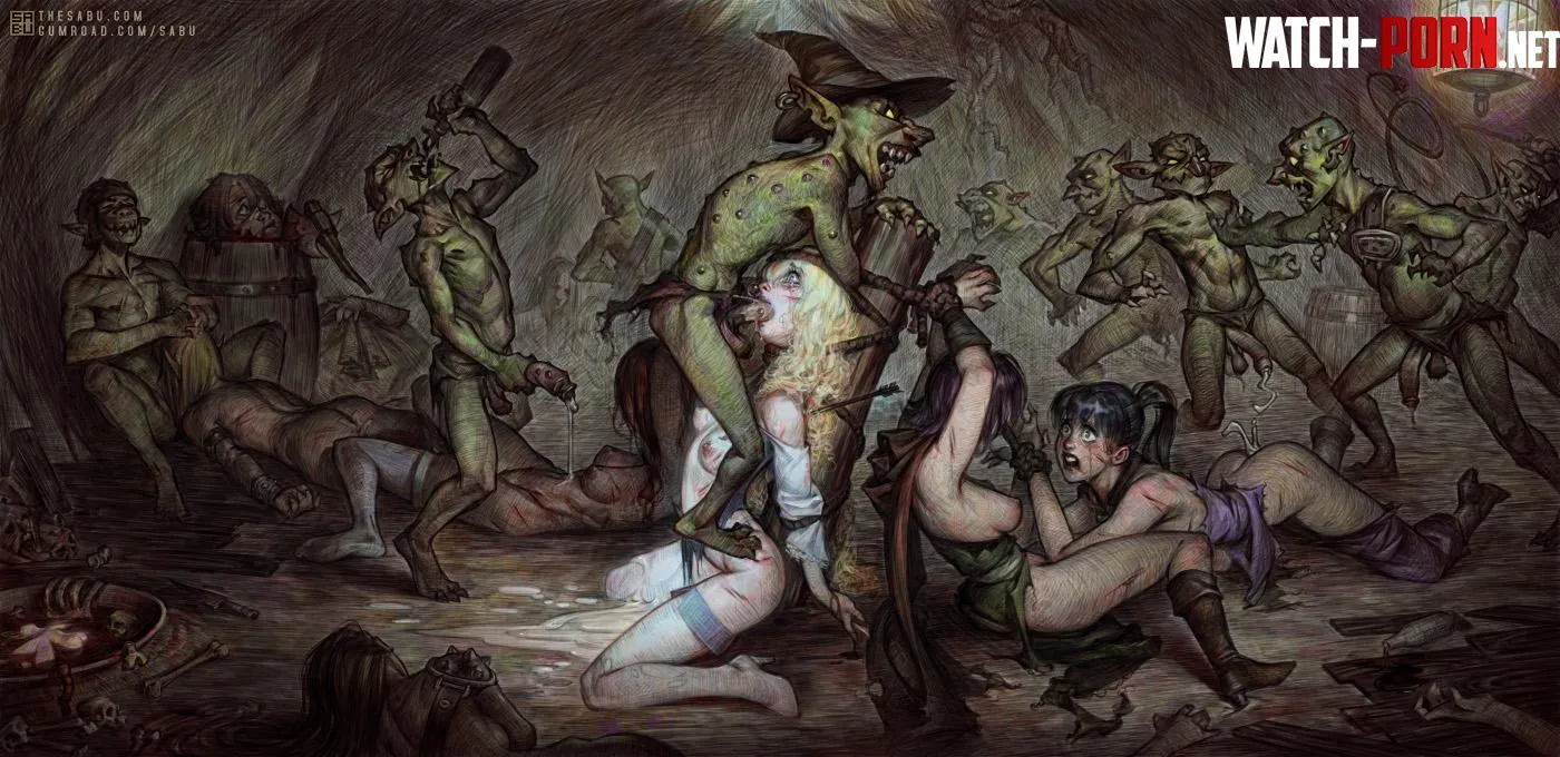 The goblins will be easy they said Well be back in a few hours they said theyve been in this cave for many many days Sabudenego by beelord25