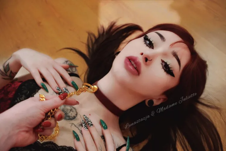 Thumbnail Leash of Love: Mistress Comfort by Lunastazja | Collared