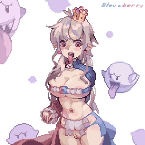 Thumbnail bleuberry_art Unveils Secrets of Boo in Original Character Creation