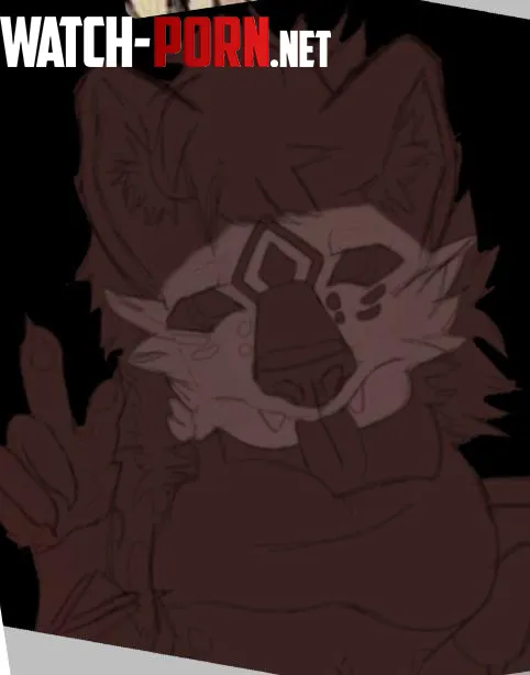 im gonna cry freehanding is so hard when im just developing a style drawing someones fursona by pexyatzer