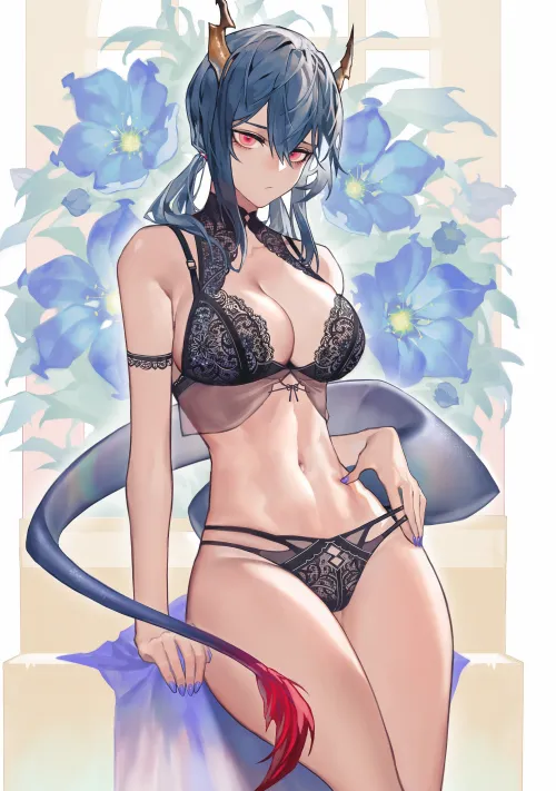 Thumbnail Harborperceive's Glimpse into Beautiful Lingerie in MonsterGirl