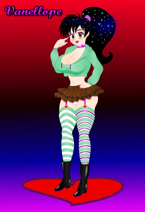 Thumbnail Princess Vanellope by Vampirefoxys in Disney Porn