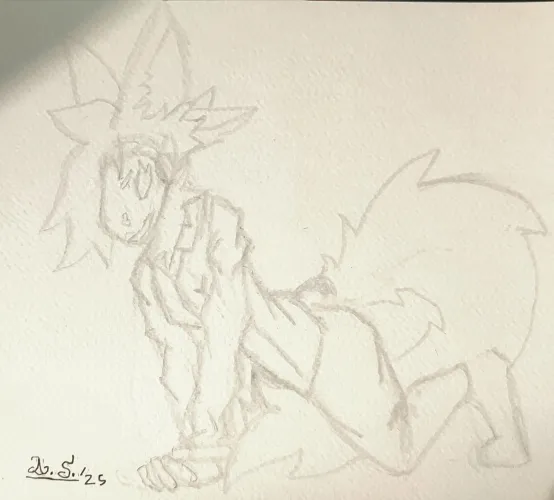 Thumbnail Dalek_Sath presents Sketchy Sketch 11022025 in the Furry Category
