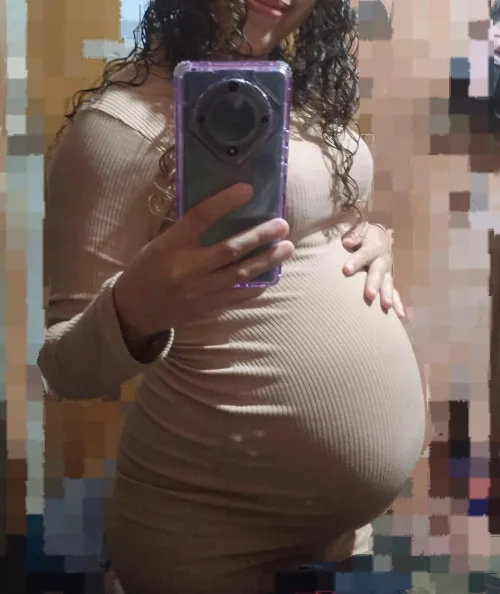 Thumbnail Tight Dress and Pregnant Belly Revelations | Author: akmv1312