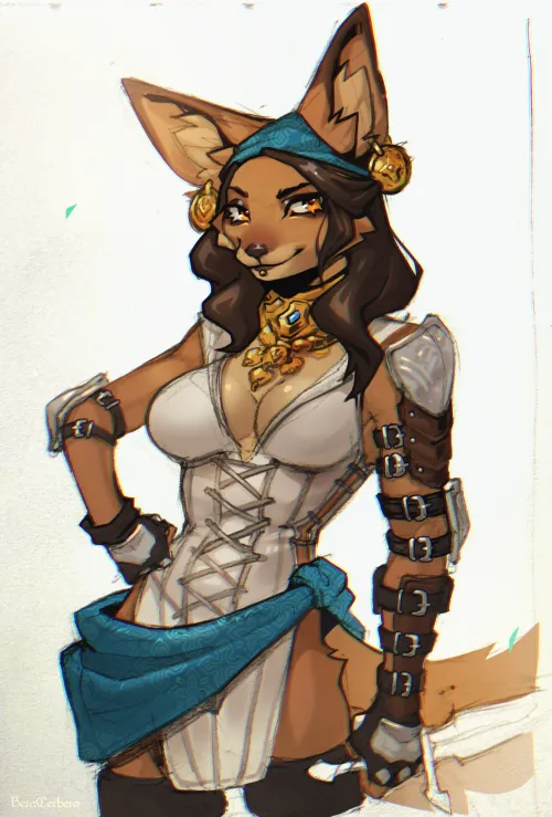 Thumbnail DA2 Isabela Art - CerberaManghas' Furry Creations Unleashed
