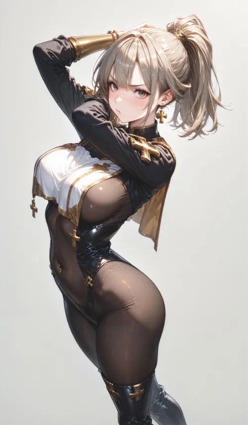 Thumbnail CheetahSperm18 Explores Full Body Stocking in animebodysuits