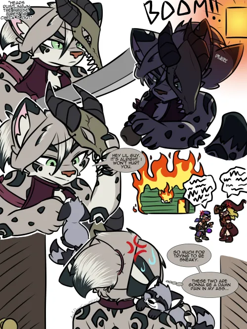 Thumbnail House Fire Art featuring Estelle c by CrazyMeliMelo
